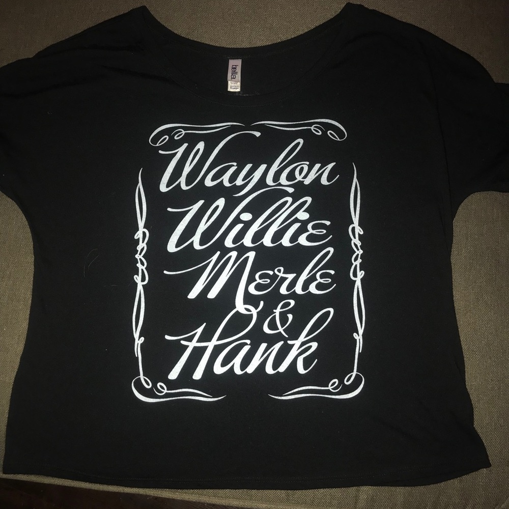 Waylon, Willie, Merle & Hank Tee